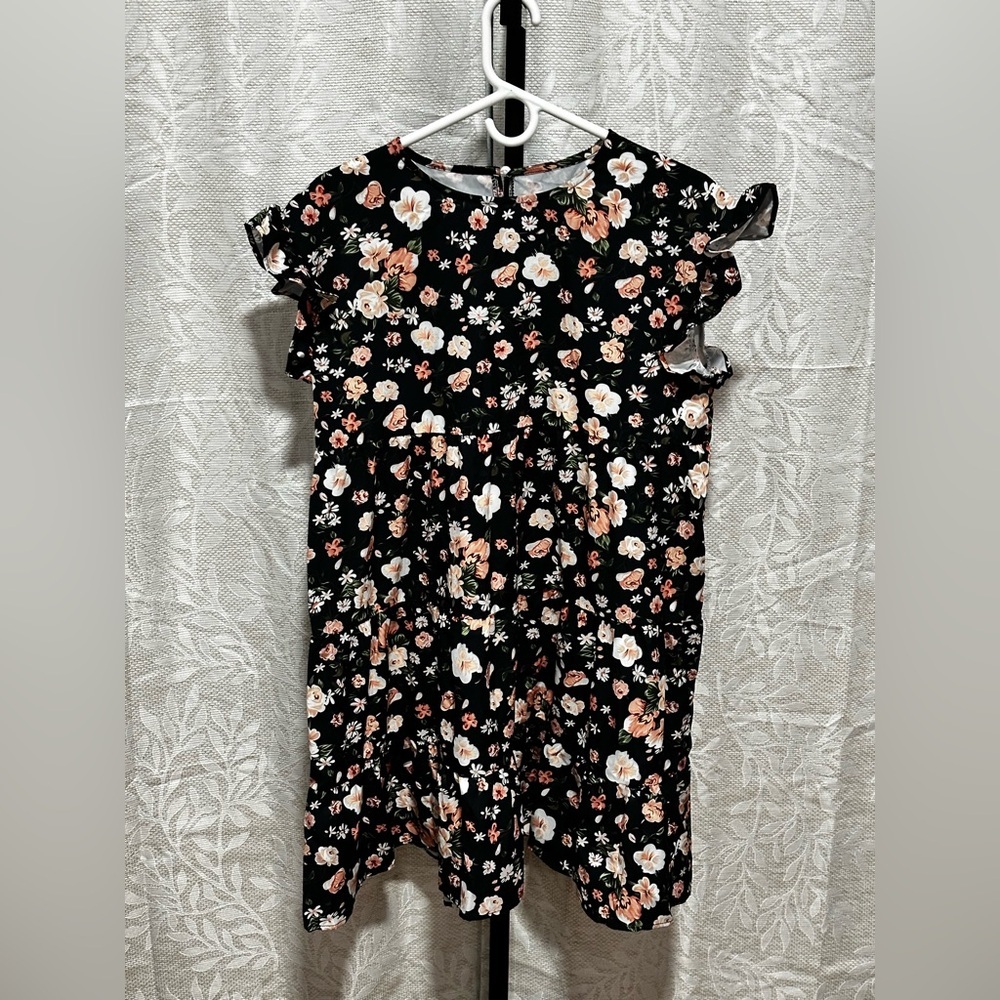 Large floral dress